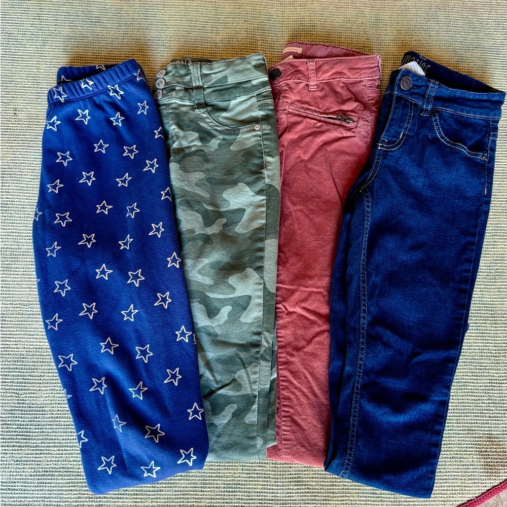 Bundle of Size four 10/12 bottoms.